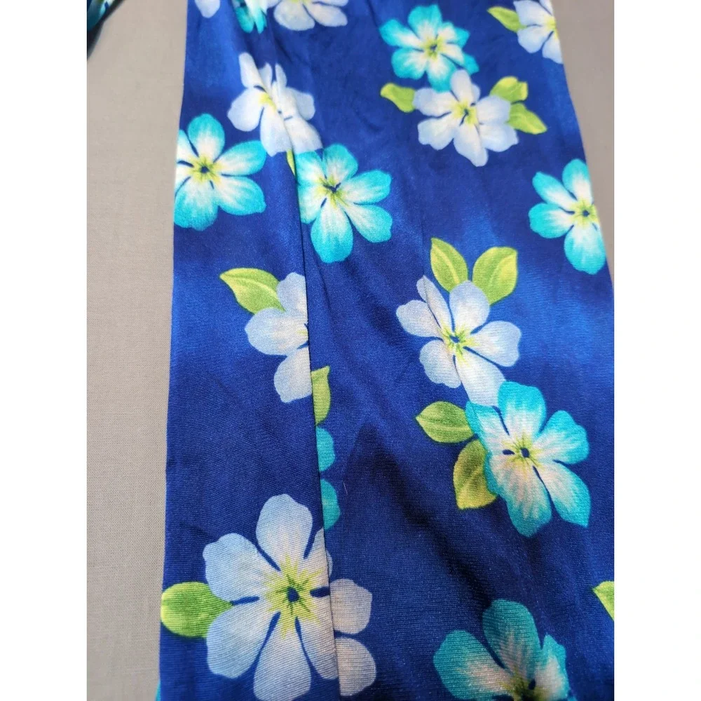 Cole of California Floral Print Lounge‎ Pants Blue Women's Size S